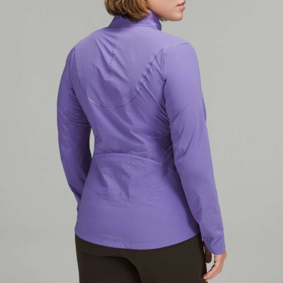 Lululemon Fast and Free Windbreaker SpeedWeave Jacket Charged Indigo 10 - Picture 2 of 9